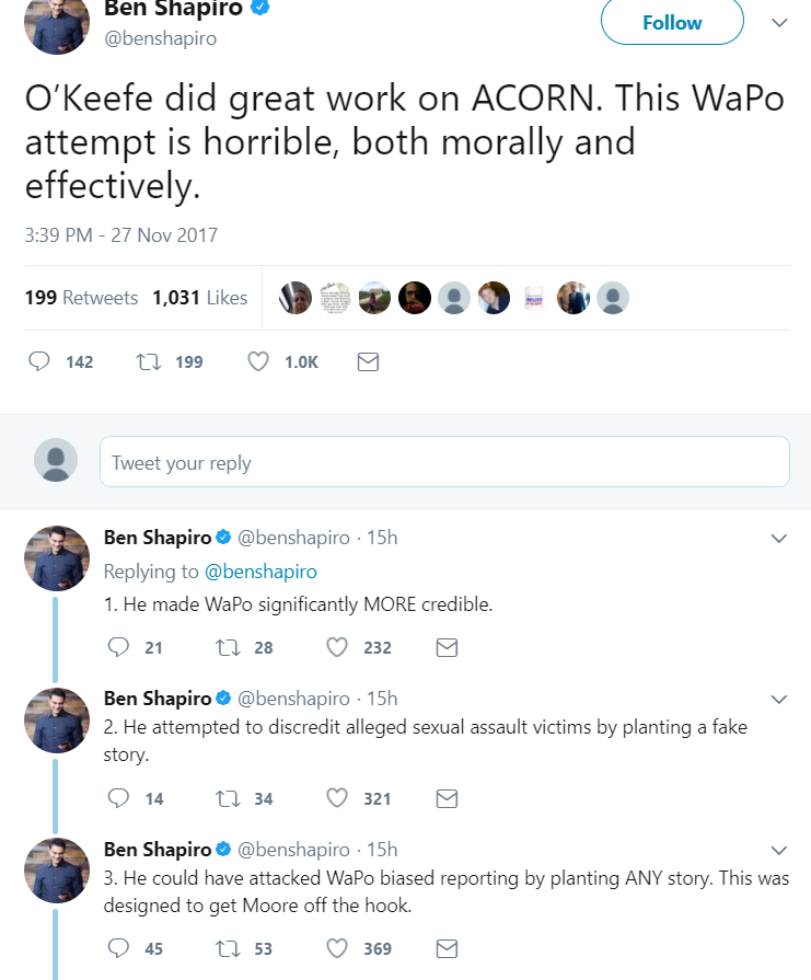 Ben Shapiro tweet OKeefe.PNG